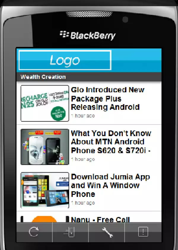 How To Create Your Blog/Business Blackberry App in Minutes